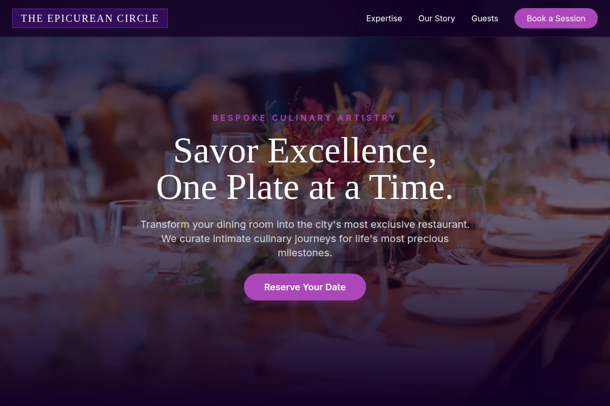 Intimate Catering