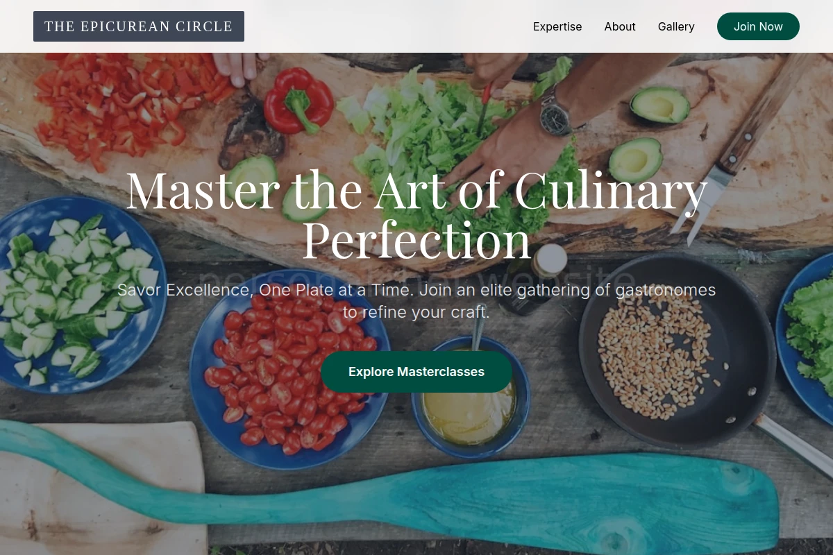 Gastronomy Cooking Class