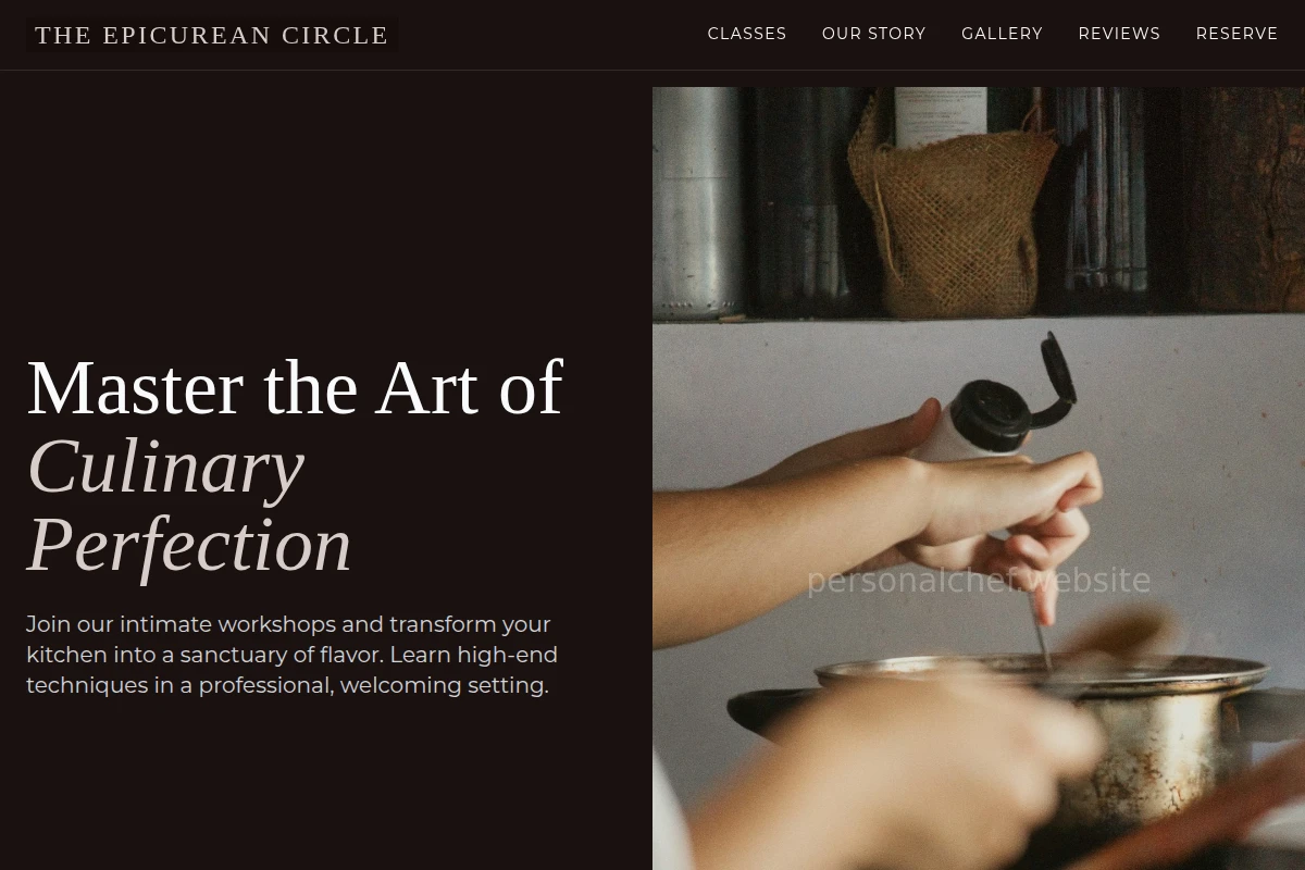 Gourmet Cooking Class