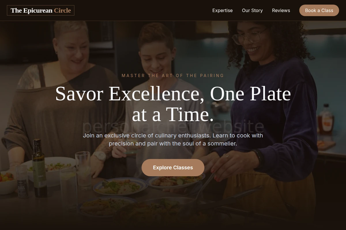 Sommelier Cooking Class