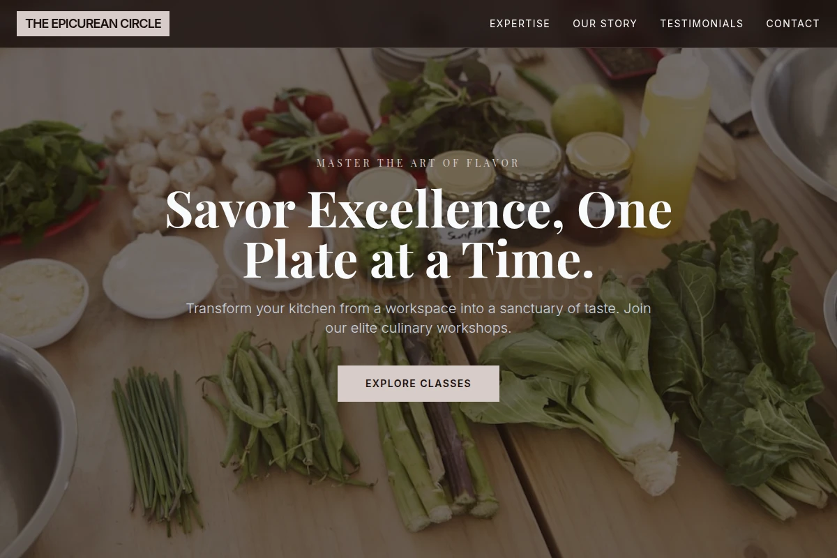 Palate Cooking Class