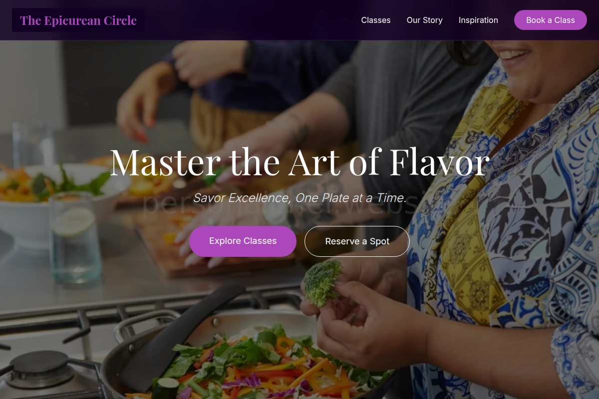 Artisan Cooking Class