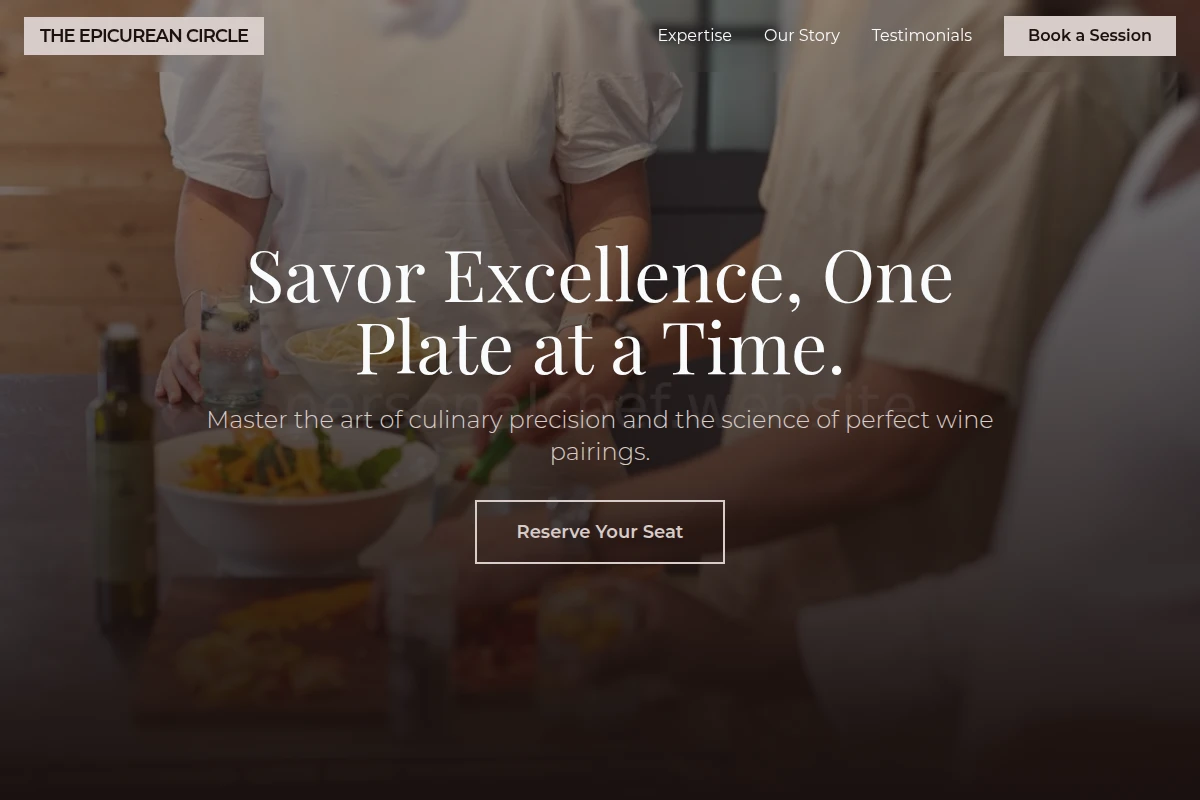 Sommelier Cooking Class