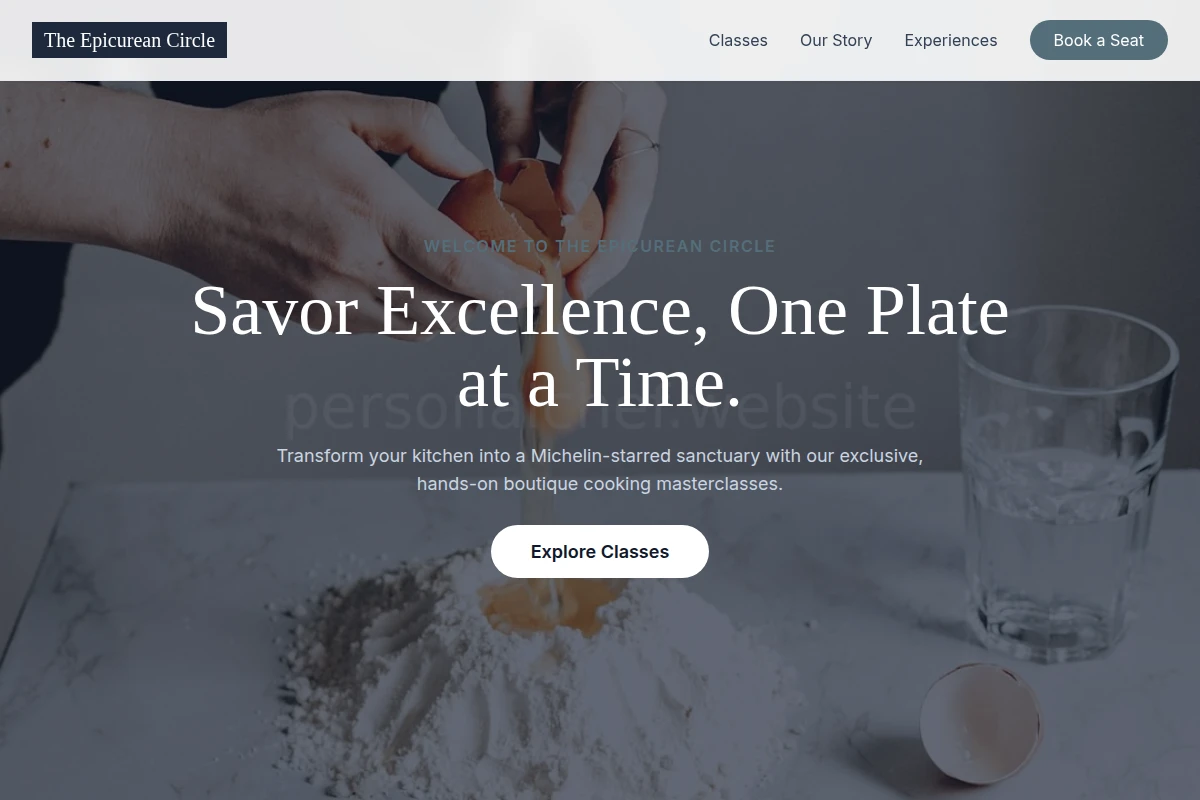 Bistro Cooking Class