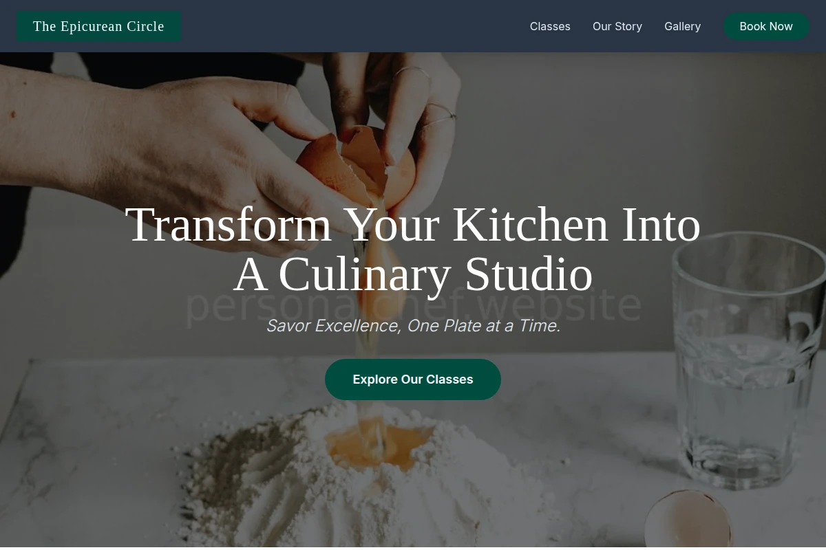 Garnish Cooking Class