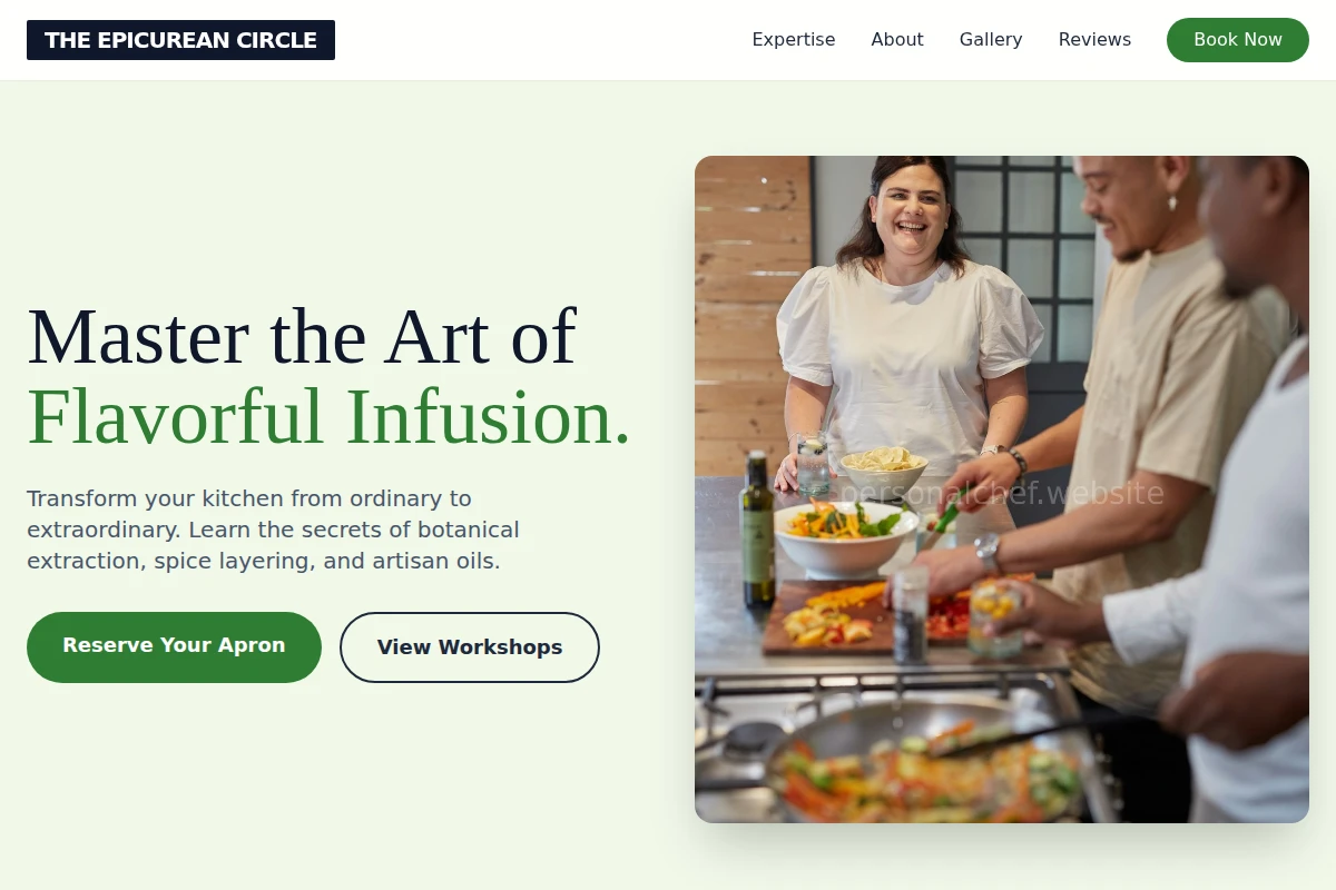 Infusion Cooking Class