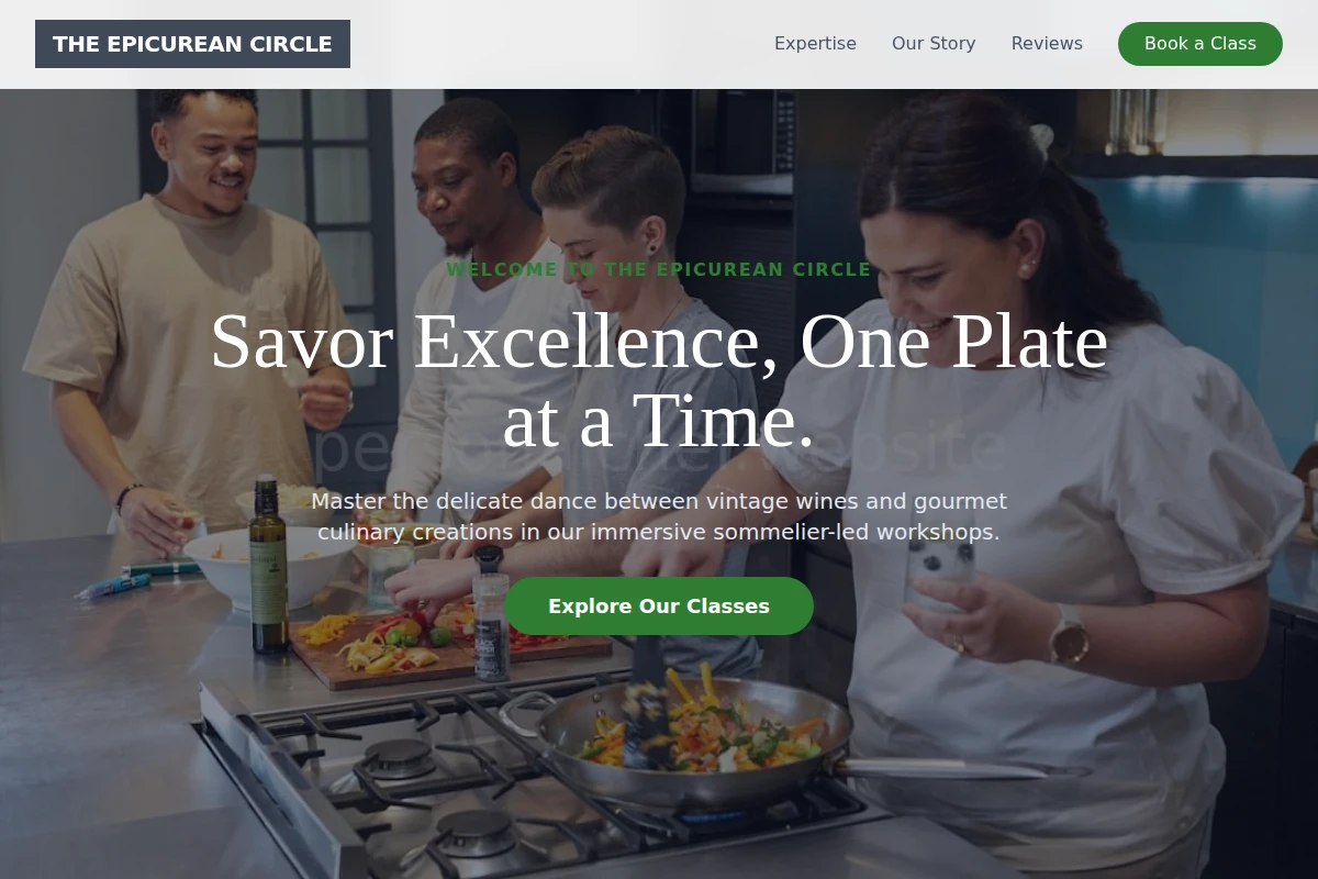 Sommelier Cooking Class