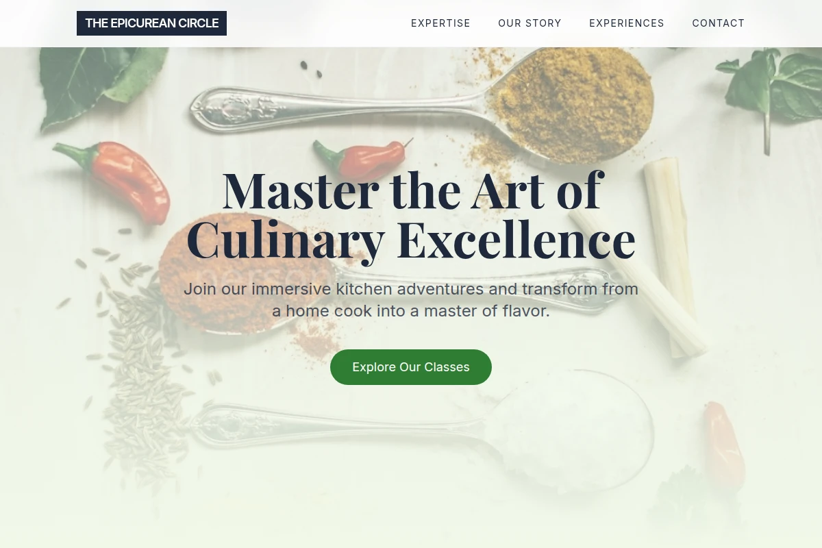 Savory Cooking Class