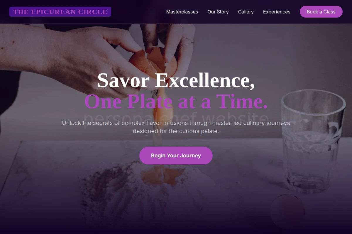 Infusion Cooking Class