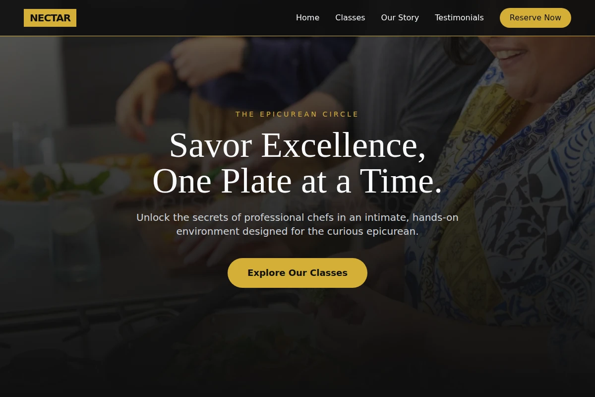 Nectar Cooking Class