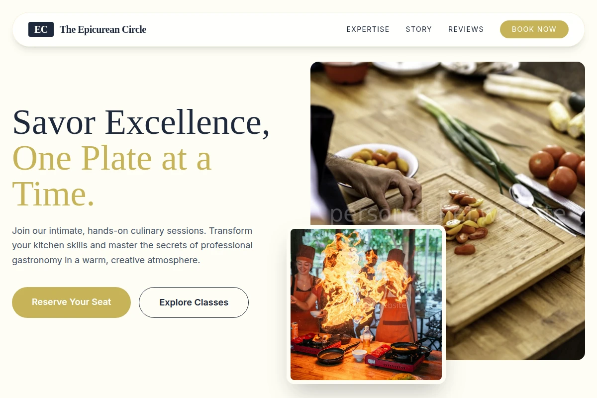 Handcrafted Cooking Class
