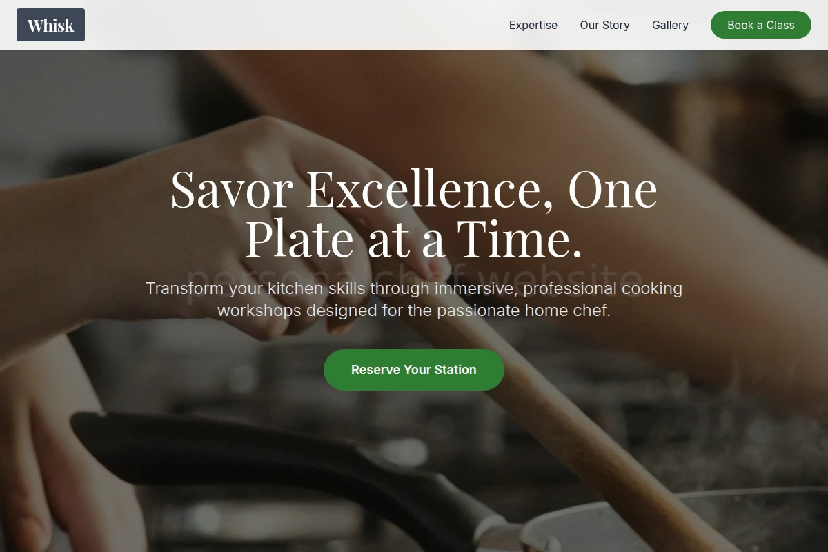 Whisk Cooking Class