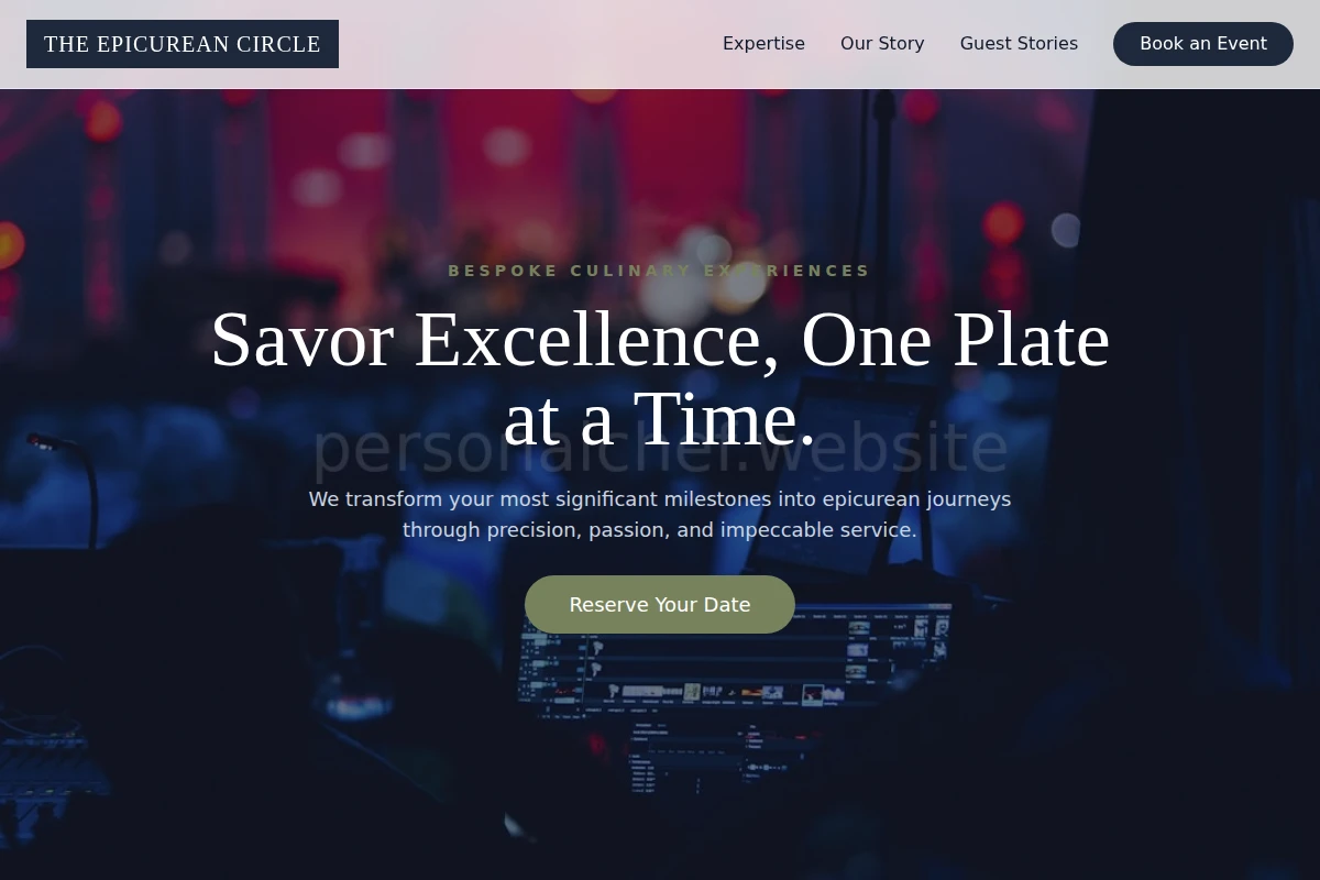 Chef Event Planning