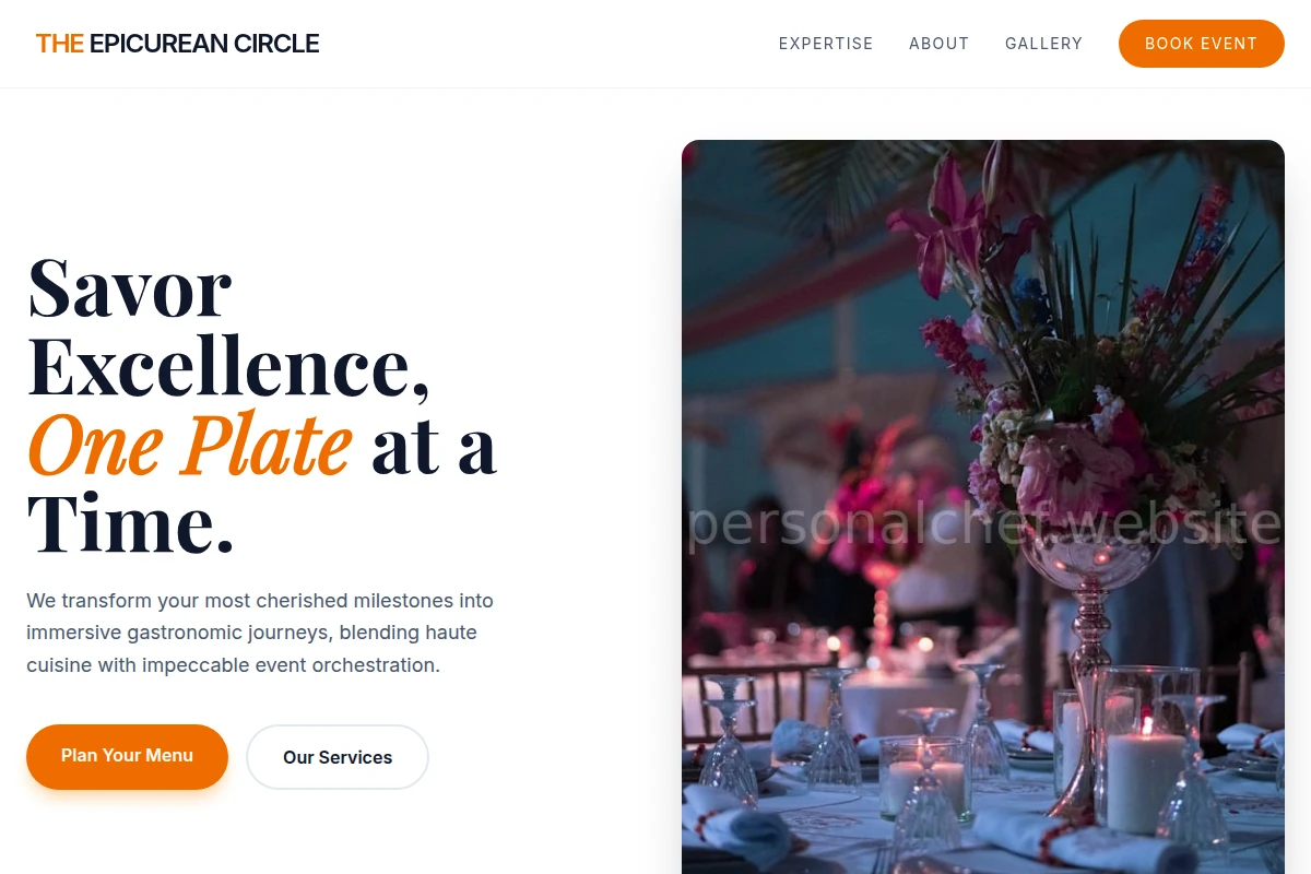 Gastronomy Event Planning