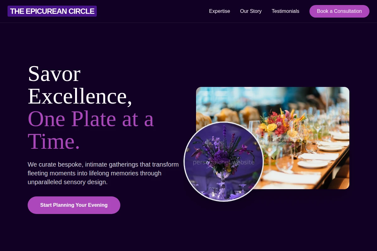 Intimate Event Planning