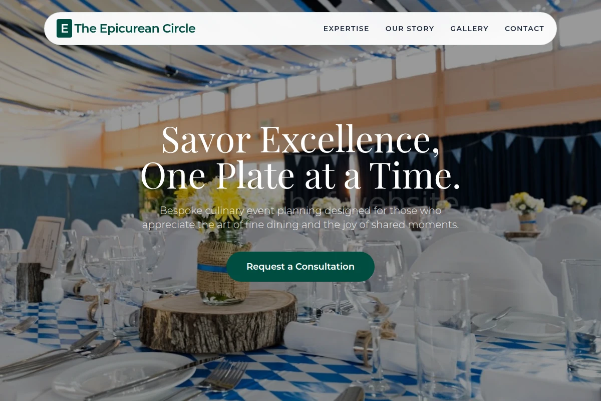 Culinary Event Planning