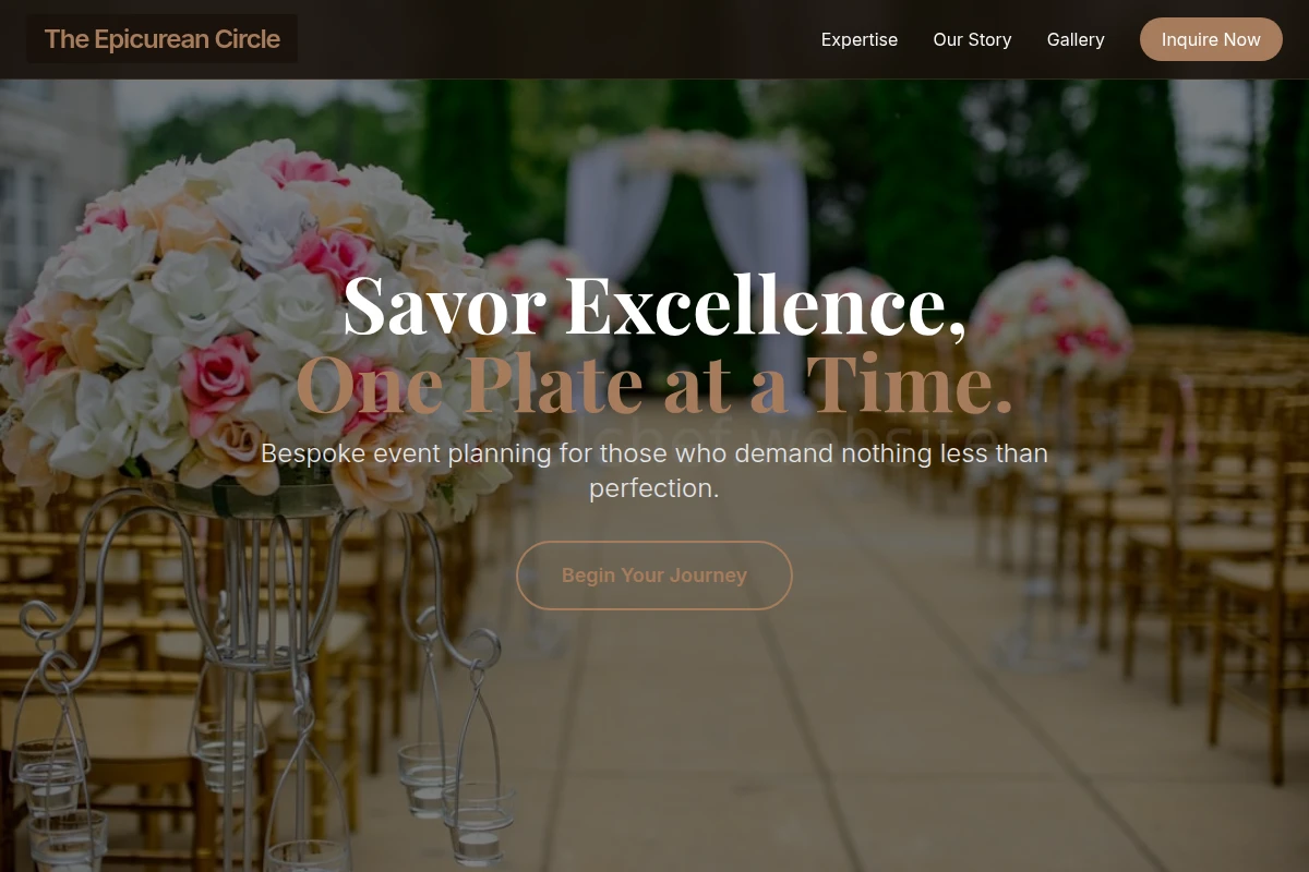 Savory Event Planning