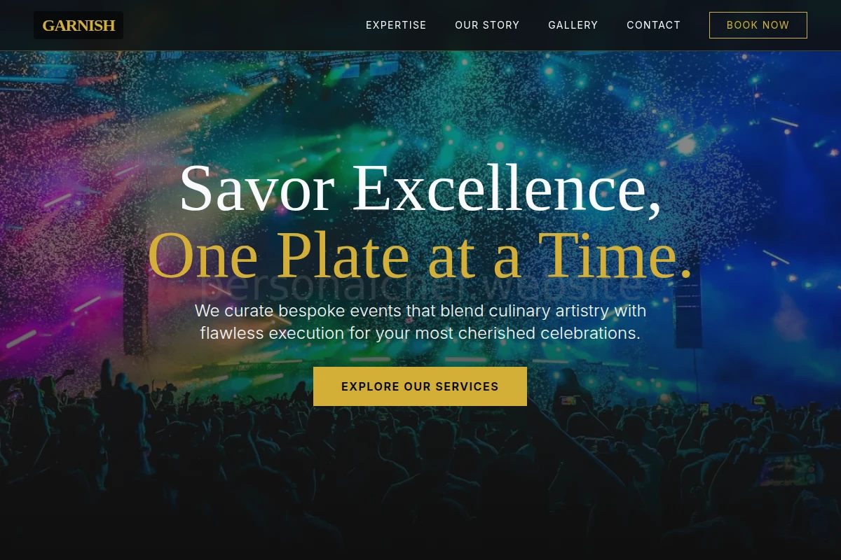 Garnish Event Planning