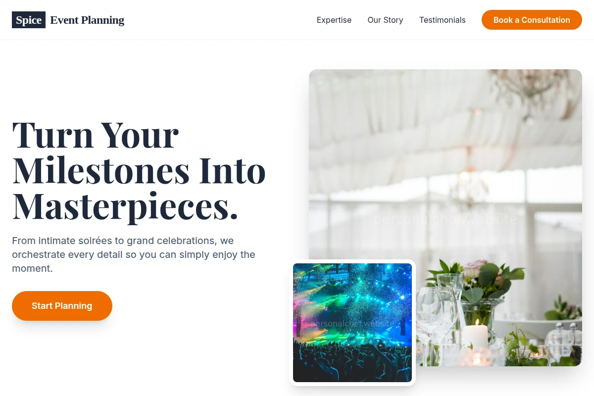 Spice Event Planning
