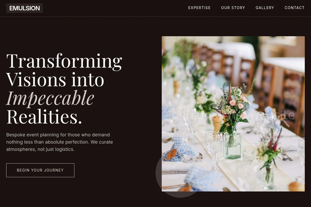 Emulsion Event Planning