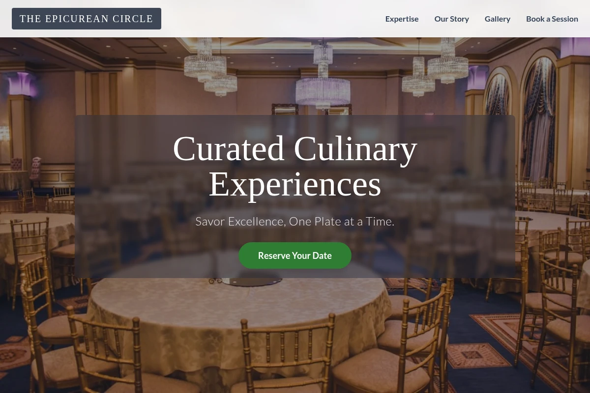 Menu Event Planning
