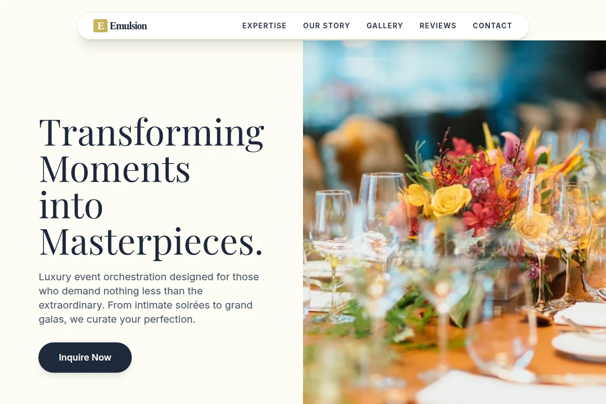Emulsion Event Planning