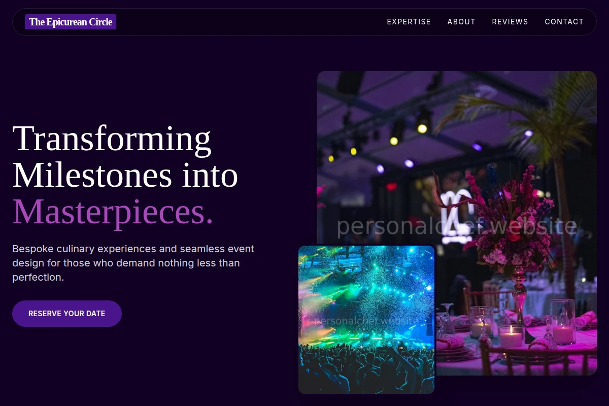 Gourmet Event Planning