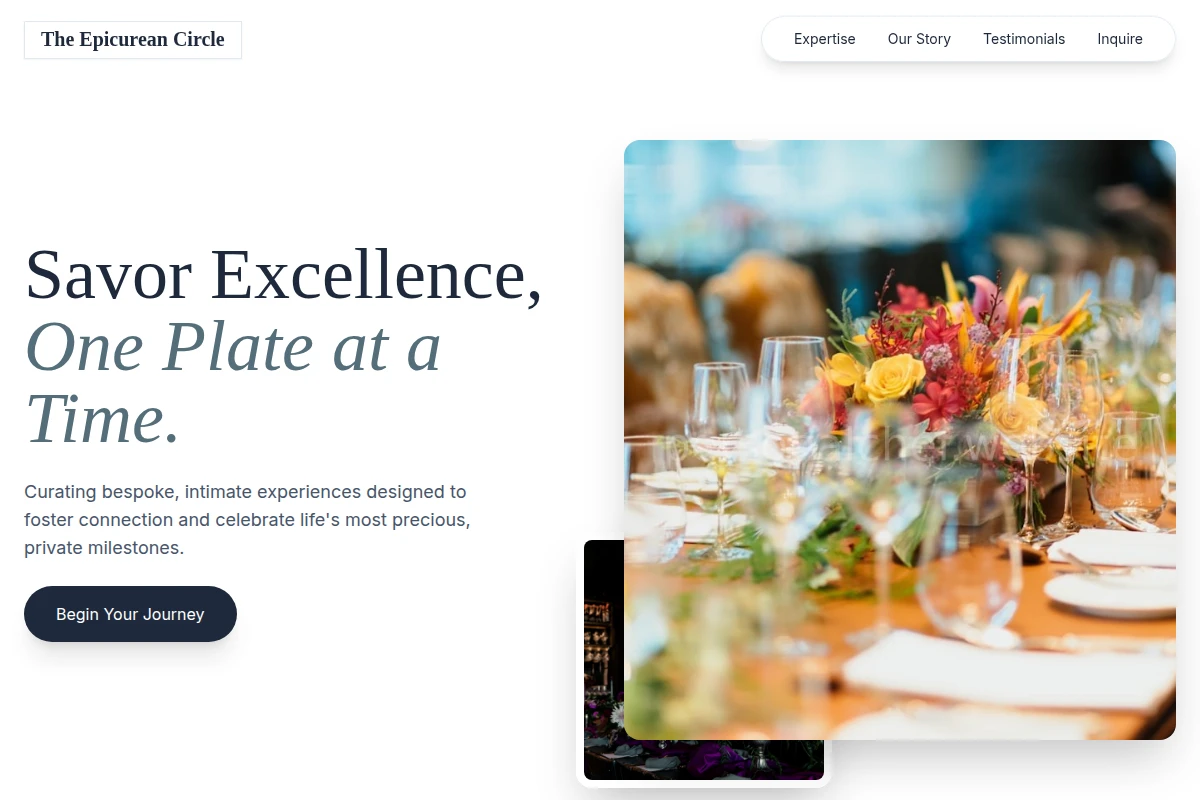 Intimate Event Planning