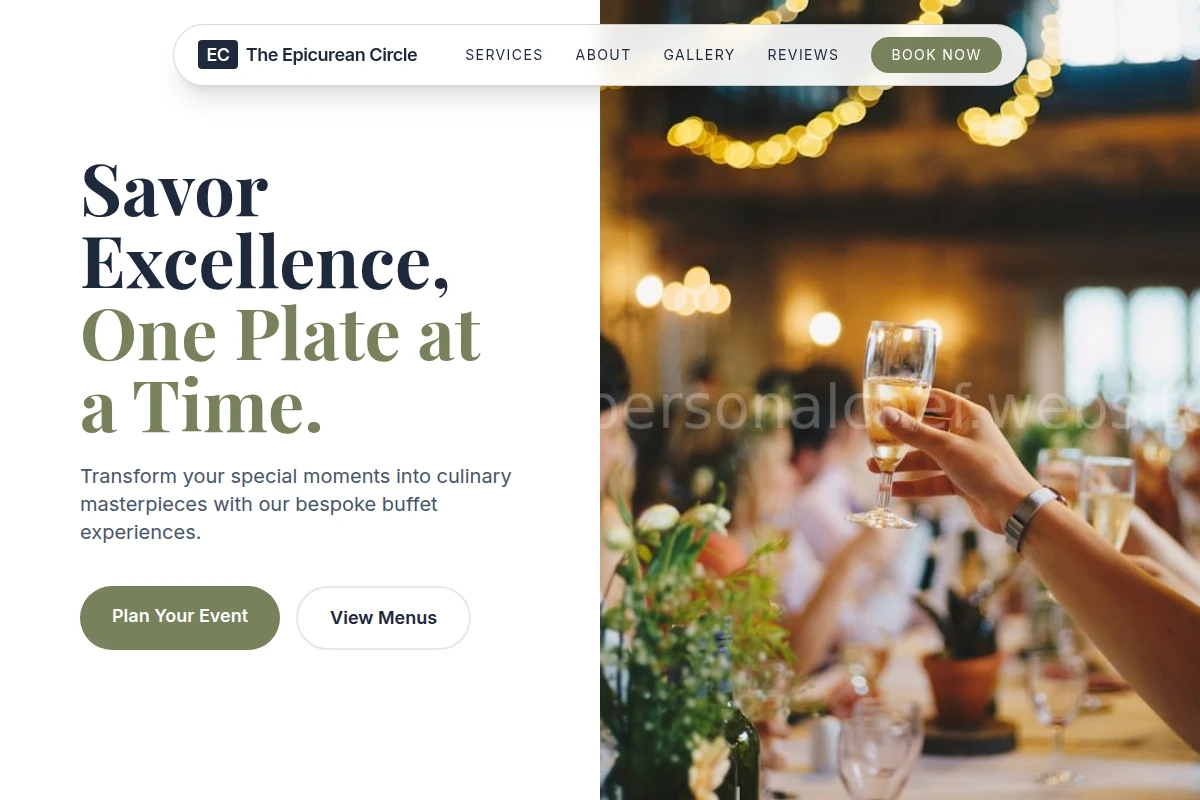 Buffet Event Planning