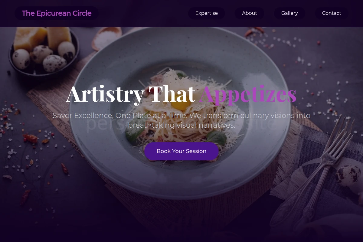 Gourmet Food Styling