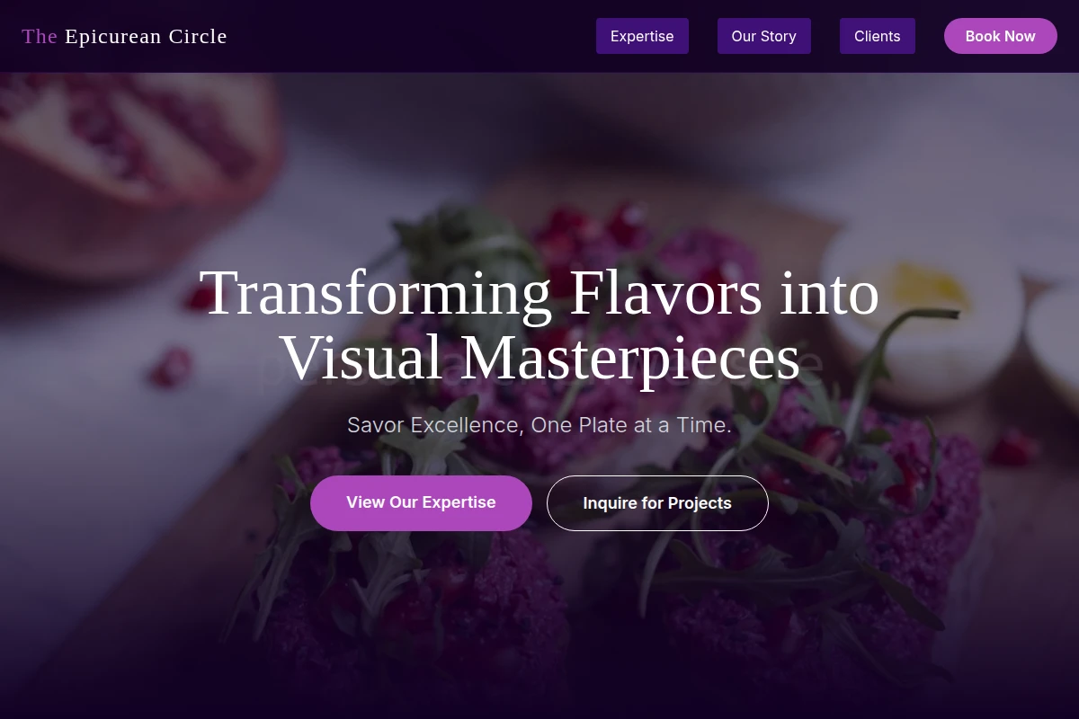 Tasting Food Styling