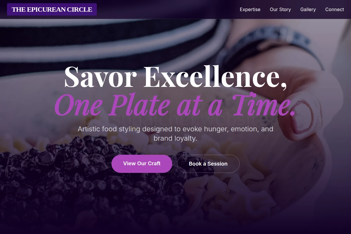 Sear Food Styling