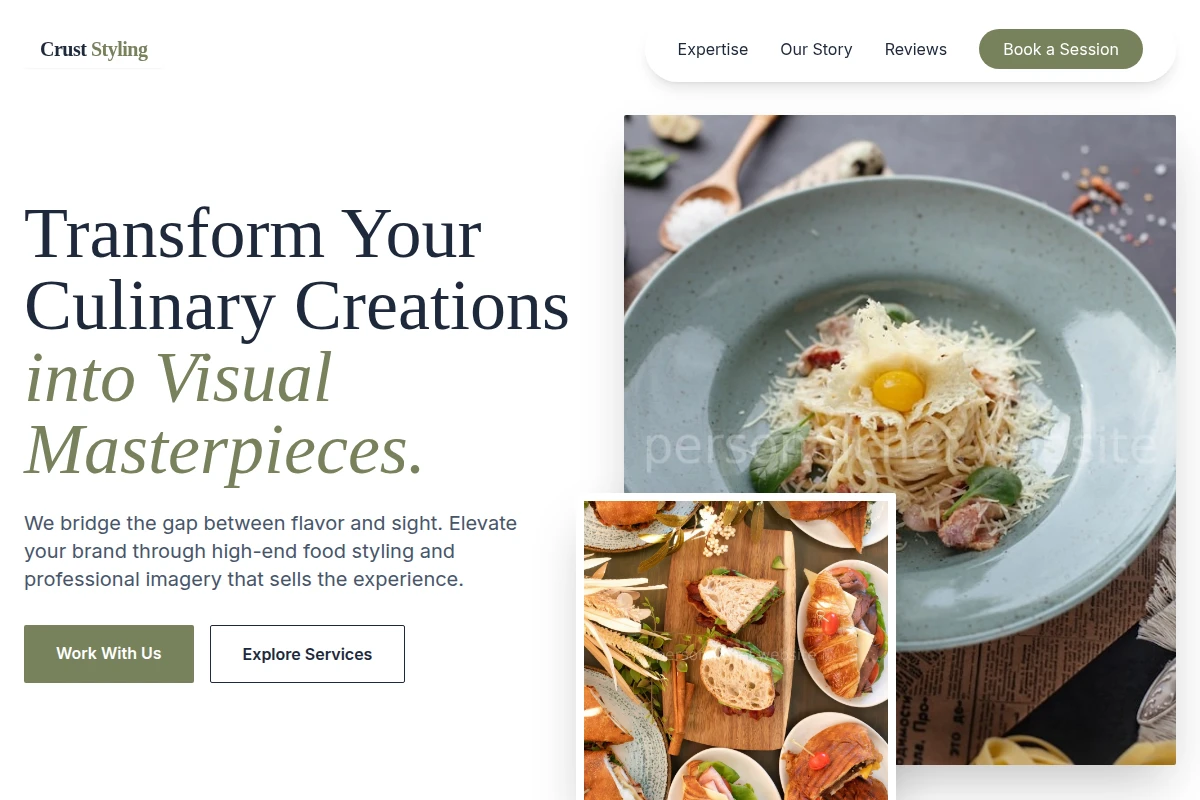 Crust Food Styling
