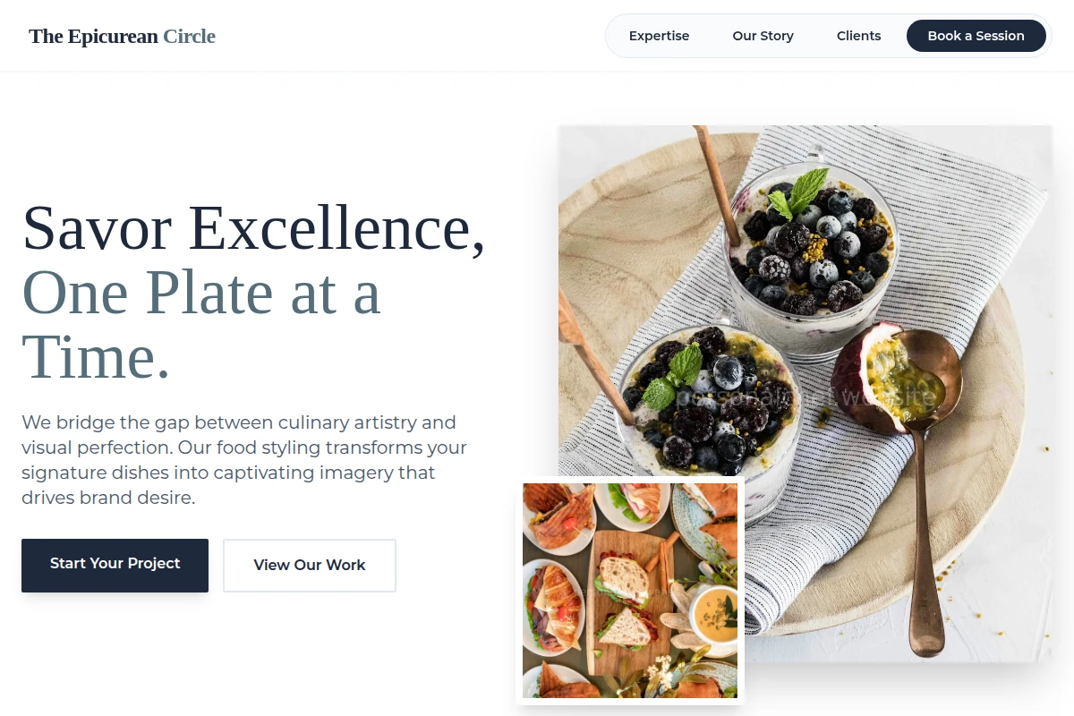 Sous Food Styling