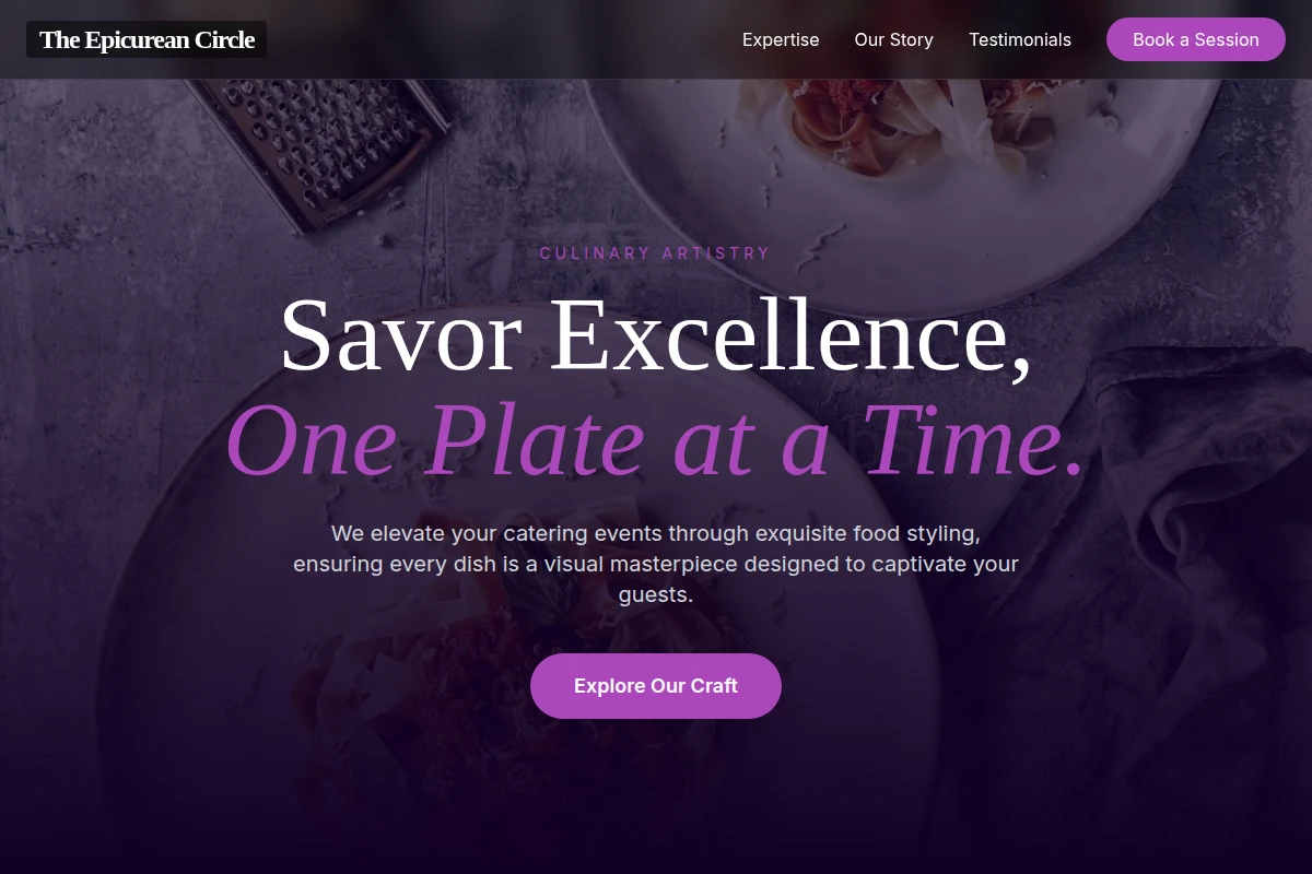 Catering Food Styling