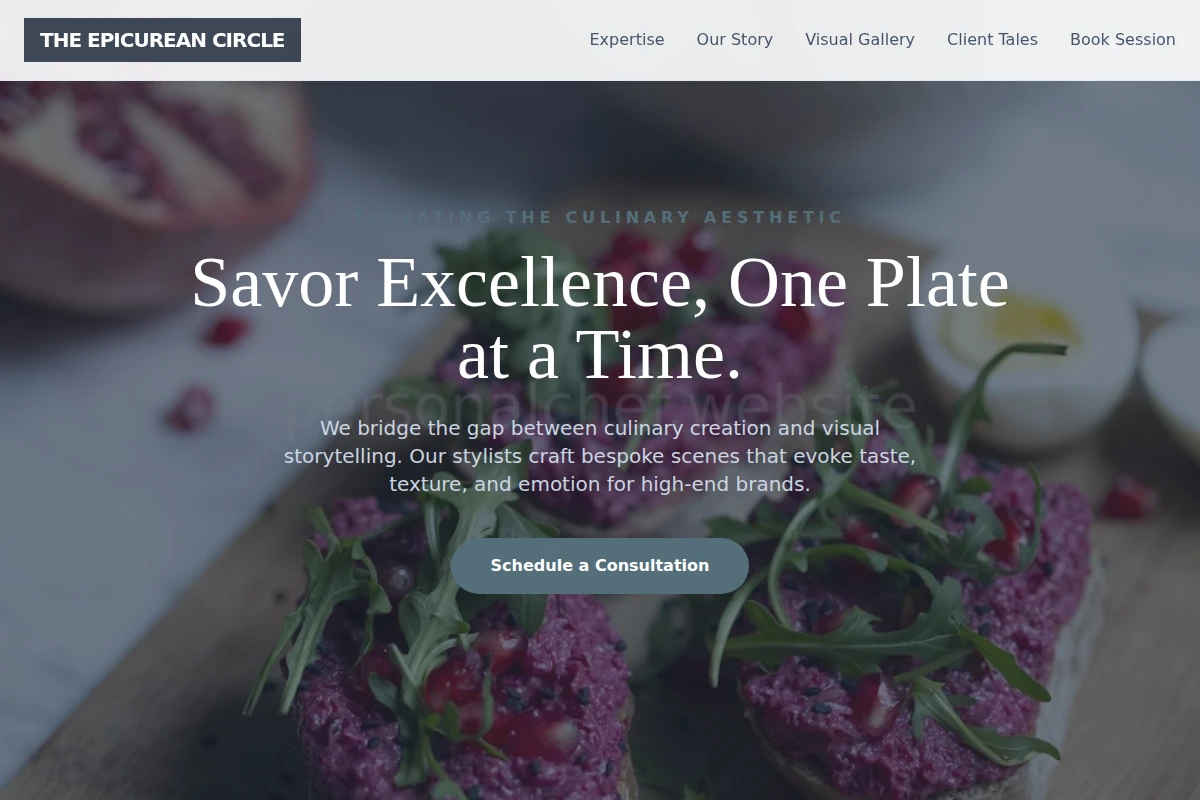 Artisan Food Styling